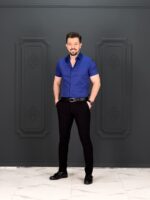 پیراهن 270101 AKOMOD آبی درباری - Image 4