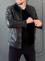 کت چرم 6322 مشکی
