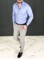 پیراهن 031414 AKOMOD آبی روشن - Image 2