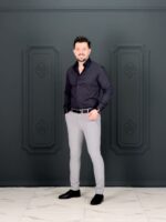 پیراهن 270209 AKOMOD ذغالی - Image 2