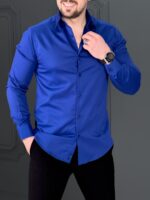 پیراهن 270203 AKOMOD آبی درباری - Image 2