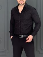 پیراهن 031602 VICO مشکی - Image 2