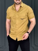 پیراهن 040902 JACK&JONES خردلی - Image 2