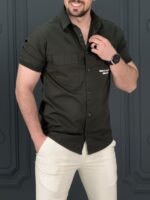 پیراهن 040902 JACK&JONES سبز
