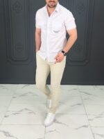 پیراهن 040902 JACK&JONES سفید - Image 3