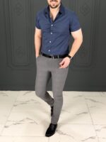 پیراهن 040224 POLO آبی نفتی - Image 2