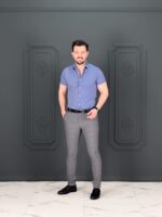 پیراهن 040224 POLO آبی - Image 4