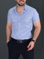 پیراهن 041109 AKOMOD  آبی روشن - Image 2