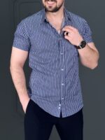 پیراهن 041109 AKOMOD آبی - Image 2
