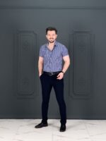 پیراهن 041109 AKOMOD آبی - Image 3
