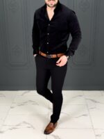پیراهن 030802 AKOMOD مشکی - Image 2