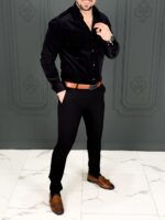 پیراهن 030802 AKOMOD مشکی - Image 4
