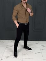 پیراهن 031601 VICO شکلاتی - Image 5