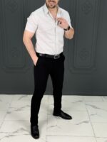 پیراهن 040140 AKOMOD  سفید - Image 3