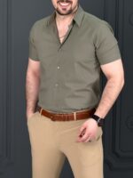 پیراهن 270122 AKOMOD زیتونی - Image 2