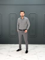 پیراهن 270504 AKOMOD طوسی - Image 3