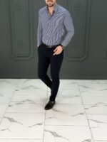 پیراهن 270504 AKOMOD آبی - Image 3