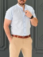 پیراهن 270123 AKOMOD  آبی آسمانی - Image 2