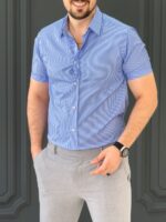 پیراهن 041108 AKOMOD  آبی روشن - Image 2