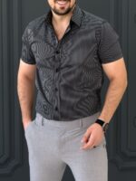 پیراهن 041108 AKOMOD مشکی - Image 2