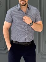 پیراهن 041108 AKOMOD  آبی