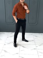 پیراهن 031616 VICO عنابی - Image 3
