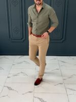 پیراهن 031616 VICO زیتونی - Image 3