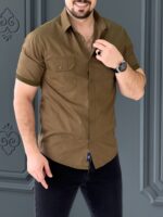 پیراهن 031615 GANT زیتونی