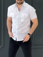 پیراهن 031615 GANT سفید - Image 3