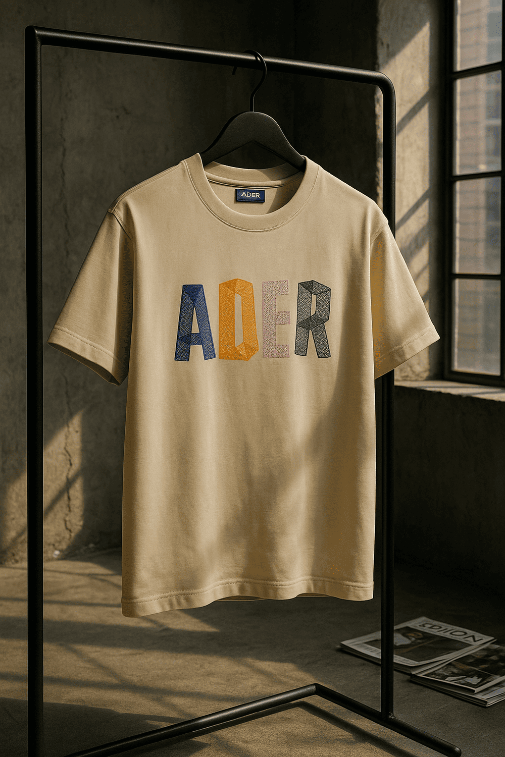 IMG_5888 تیشرت 171012 ADER کرم - Image 1