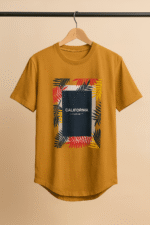 تیشرت 171605 CALIFORNIA شکلاتی