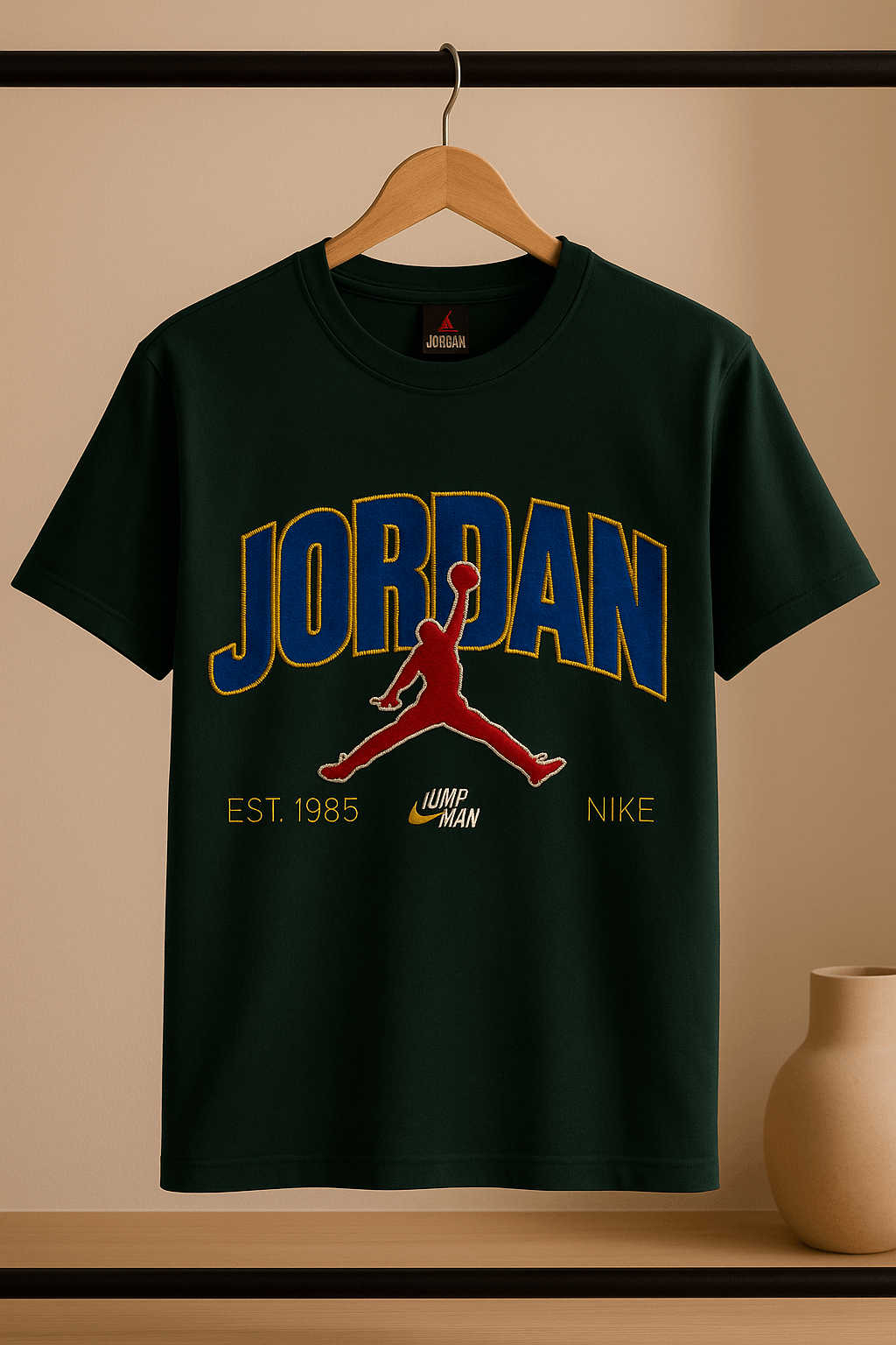 ChatGPT Image Sep 5, 2025, 03_20_41 PM تیشرت 171612 JORDAN سبز - Image 1