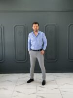 پیراهن 270503 AKOMOD آبی روشن - Image 4