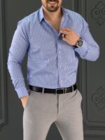 پیراهن 270503 AKOMOD آبی روشن - Image 2