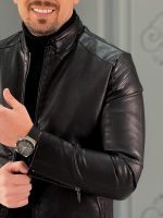 کت چرم 6321 مشکی - Image 3