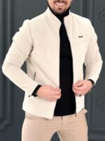 کت چرم 120505 سفید - Image 3