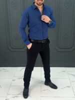 پیراهن 031634 VICO آبی درباری - Image 3