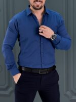 پیراهن 031634 VICO آبی درباری