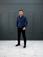 پیراهن 031634 VICO آبی نفتی - Image 3