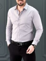 پیراهن 031634 VICO طوسی روشن - Image 4