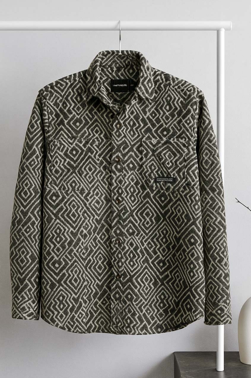 00673 شکت 00673 پشمی سبز - Image 1