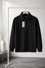 پلیور 060302 BERSHKA مشکی - Image 4