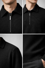 پلیور 060302 BERSHKA مشکی - Image 2