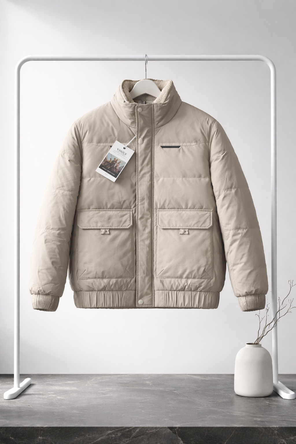 ..8336 کاپشن 8336 ZARA سفید - Image 1