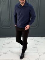 پولوشرت  250101 ZARA سورمه‌ای - Image 3