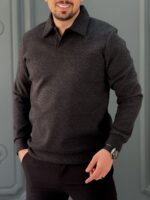 پولوشرت  250101 ZARA ذغالی - Image 2