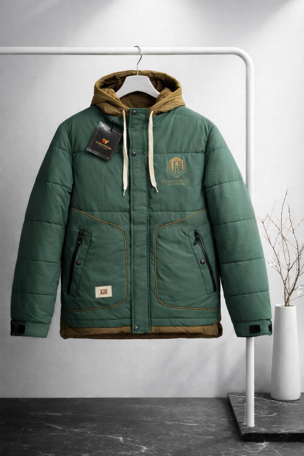 9821 سبز کاپشن 9821 سبز - Image 1