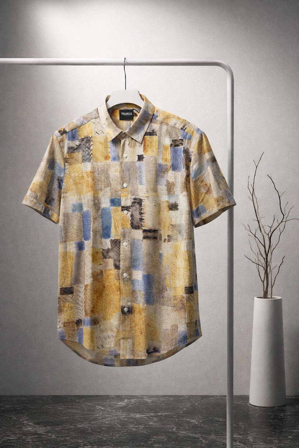 041501 (1) پیراهن 041501 هاوایی Bershka - Image 1