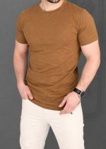 تیشرت 170111 MANGO شکلاتی