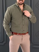 پیراهن 270608 زیتونی